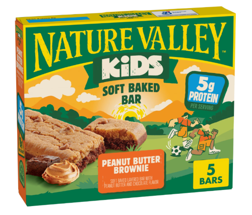 (image for) Soft Baked Bars Peanut Butter Brownie 5ct,6.75oz